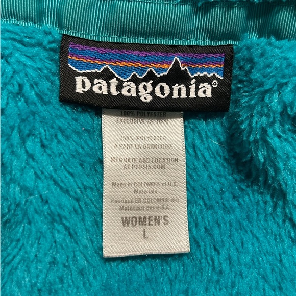 Patagonia Women's Re-Tool Snap-T® Fleece Pullover- Size Women's Large- Teal - Picture 3 of 3